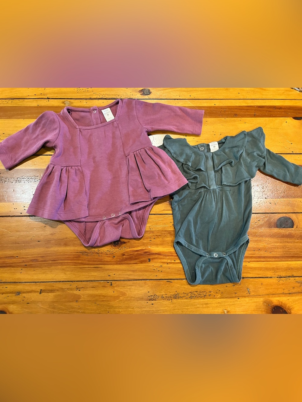 3-6M Kate Quinn Set of 2 Baby Bodysuits